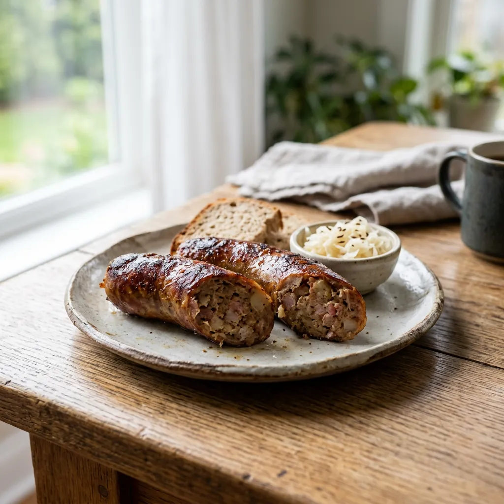 Slovak Potato Sausage (Bobrovecke Droby)