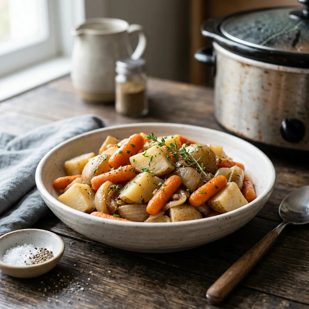 Slow-Cooked Root Vegetables