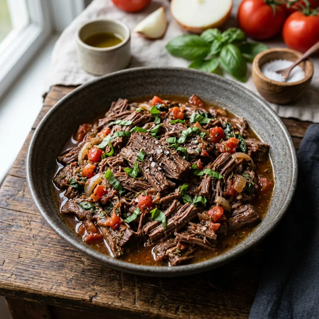 Slow Cooked Shredded Beef Done Two Ways
