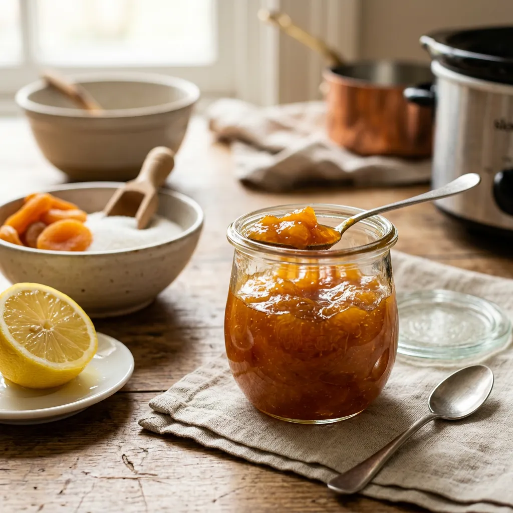 Slow Cooker Apricot Preserves Recipe