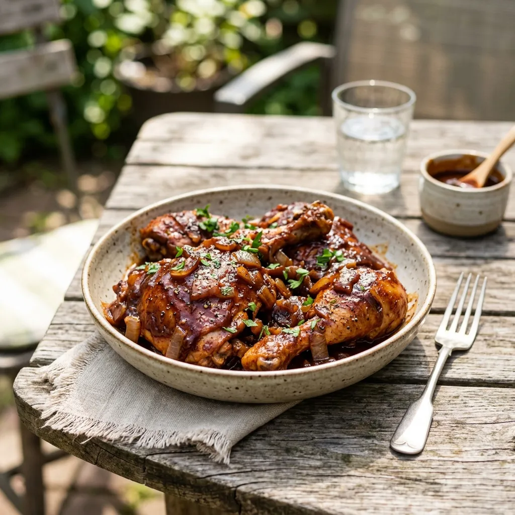 Slow Cooker Barbecue Chicken