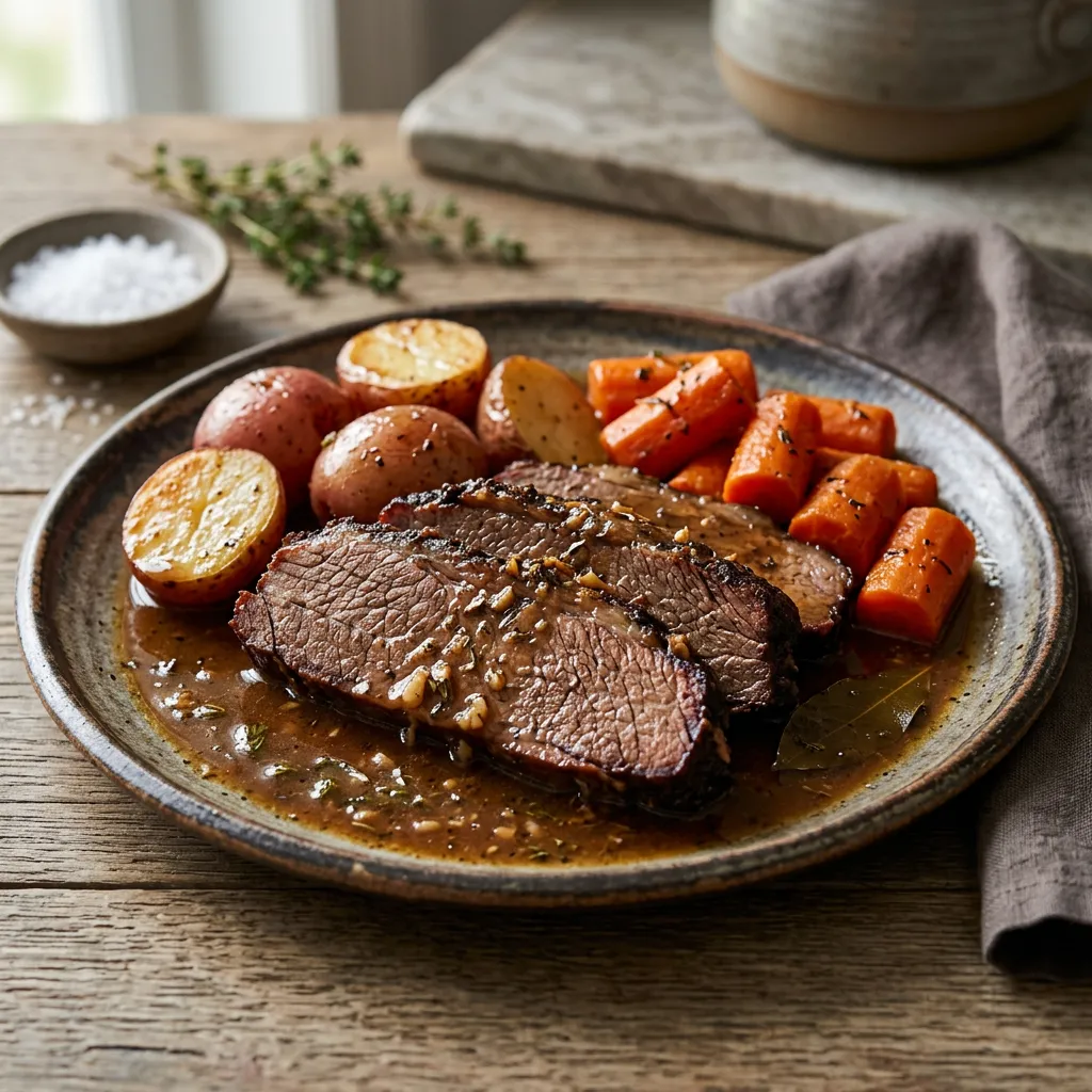 Slow Cooker Beef Brisket With Beer