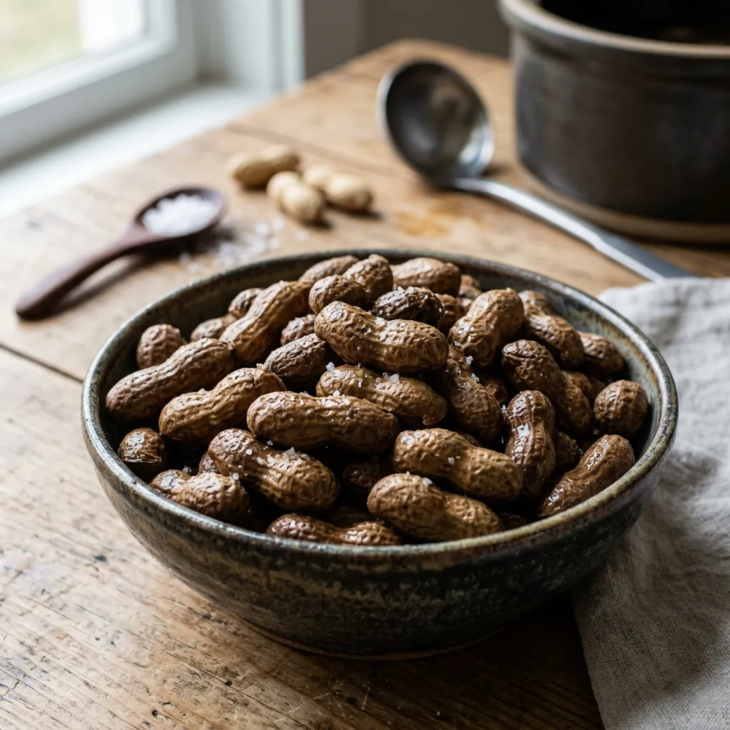 Slow Cooker Boiled Peanuts