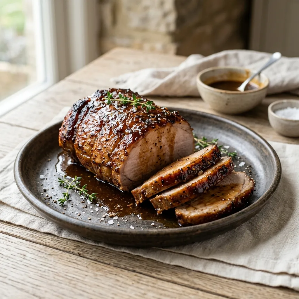 Slow Cooker Brown Sugar Pork Loin