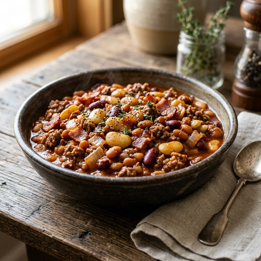 Slow Cooker Calico Beans