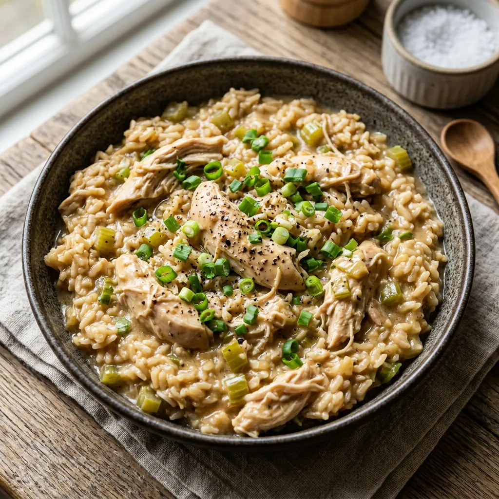 Slow Cooker Chicken and Rice