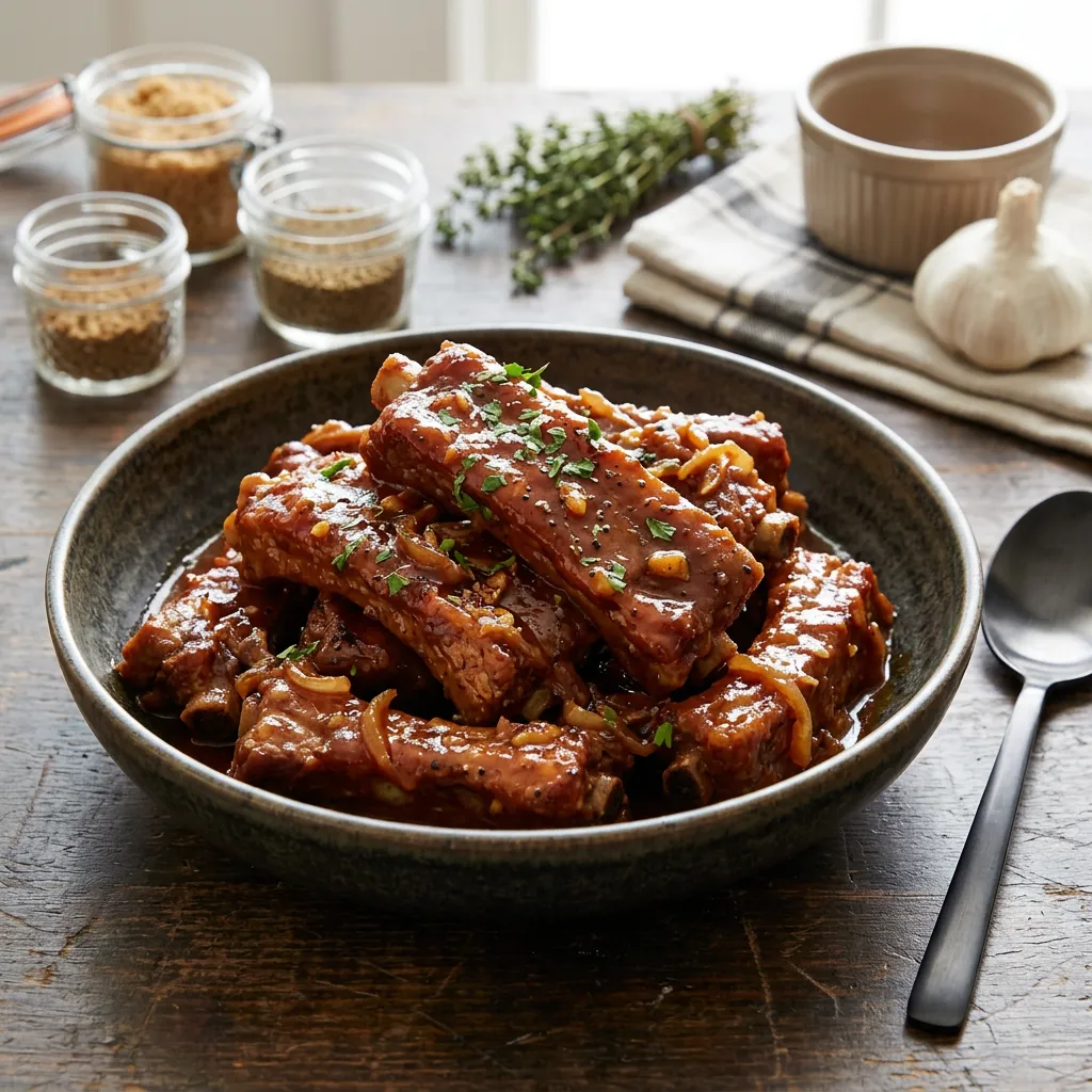 Slow Cooker Country-Style Pork Ribs Recipe