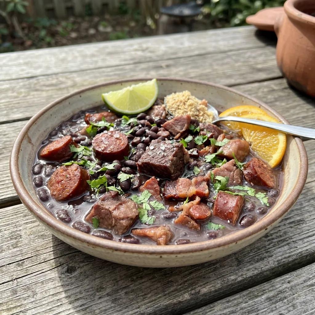 Slow Cooker Feijoada (Brazilian Black Bean Stew) Recipe