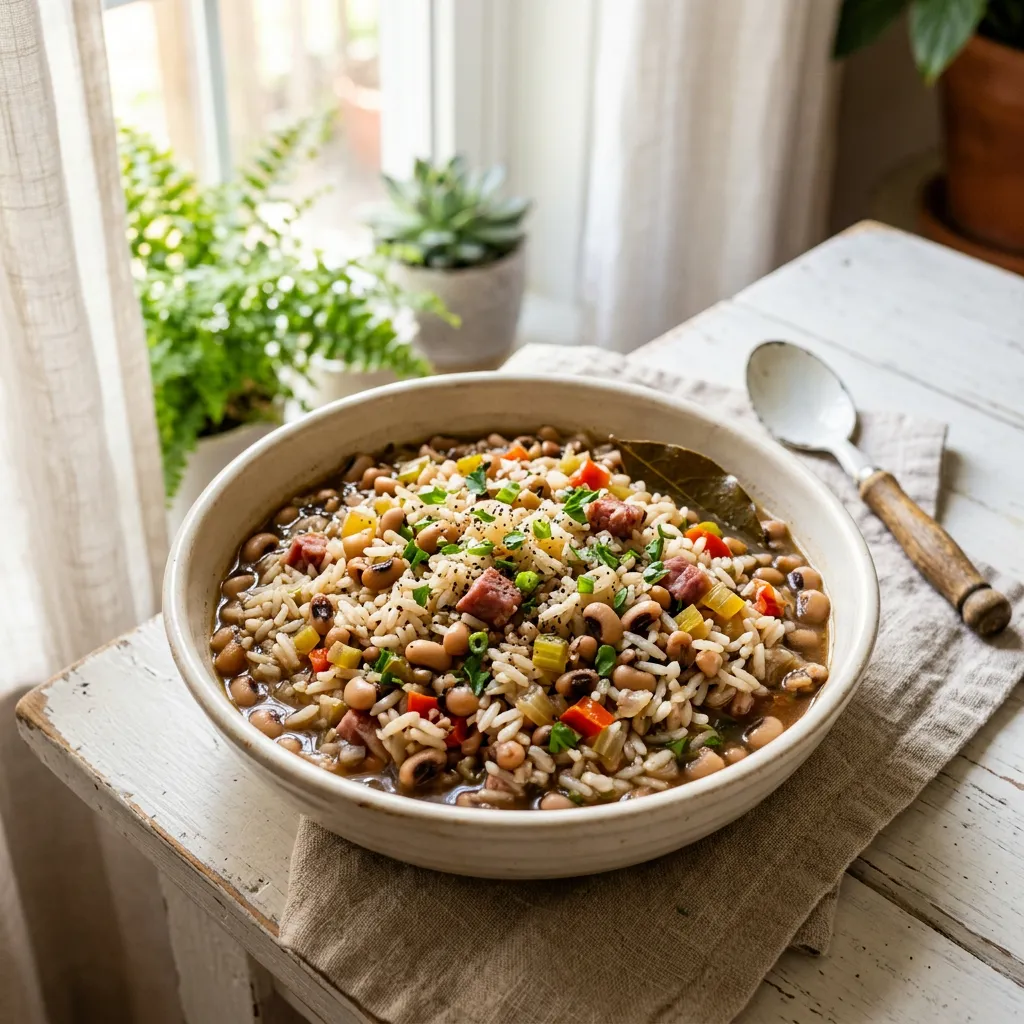 Slow Cooker Hoppin' John