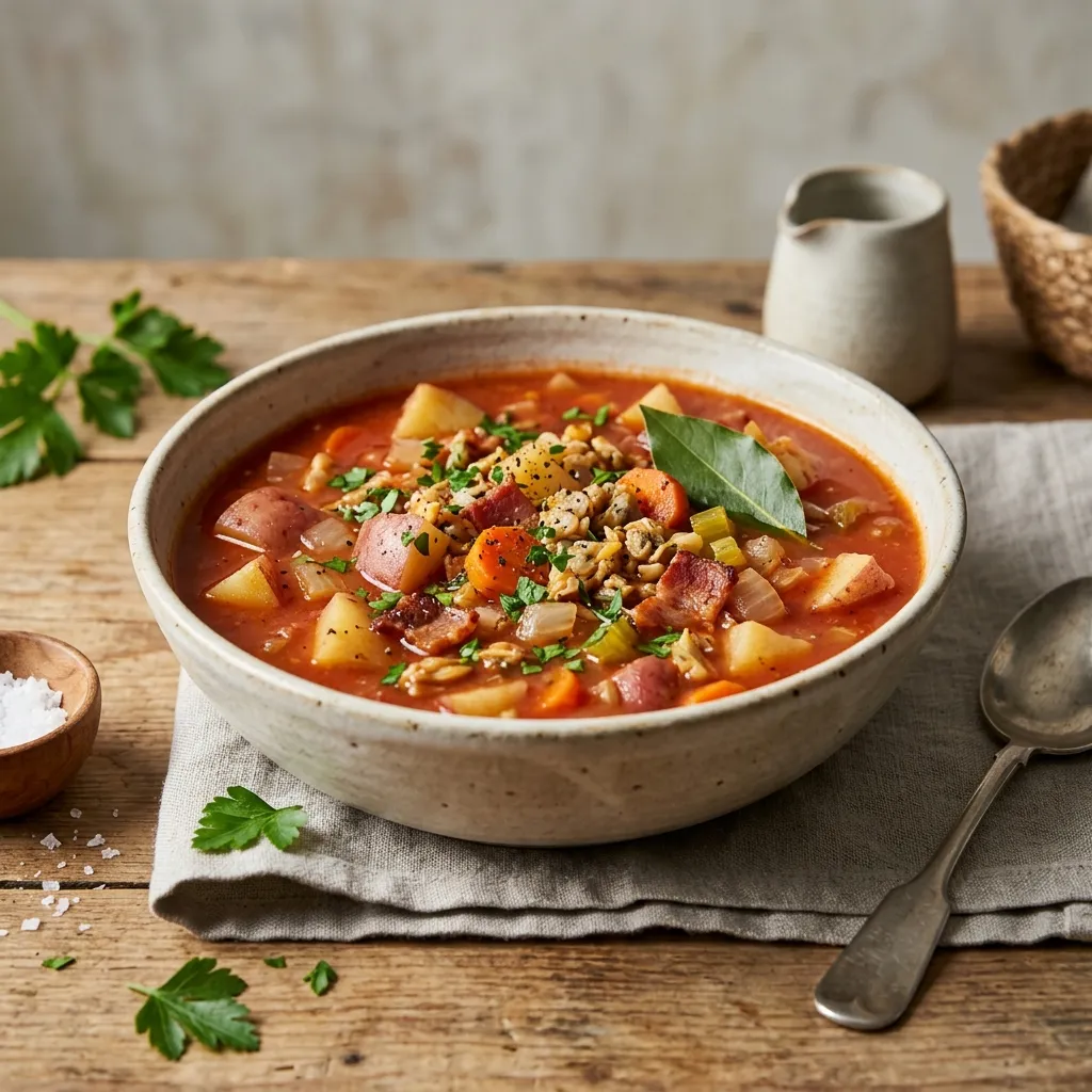 Slow Cooker Manhattan-Style Clam Chowder
