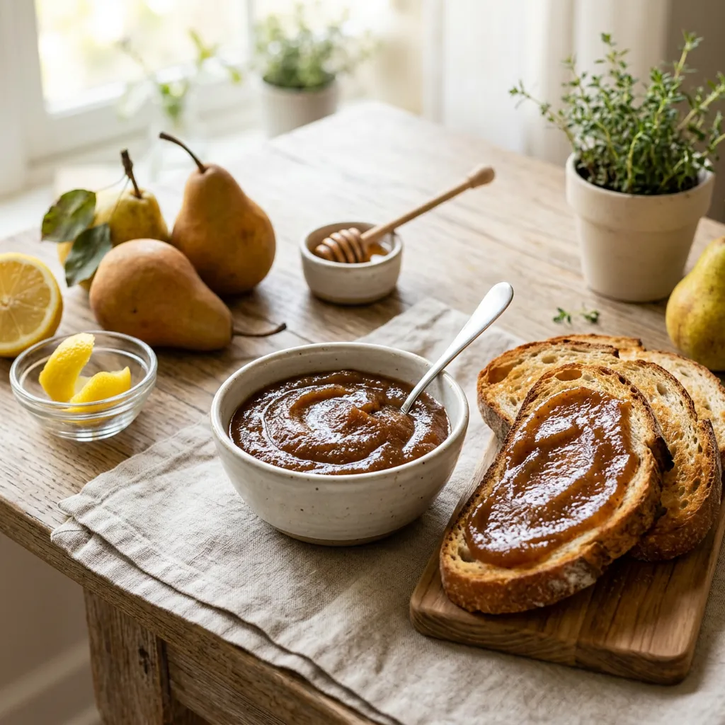 Slow Cooker Pear Butter Recipe