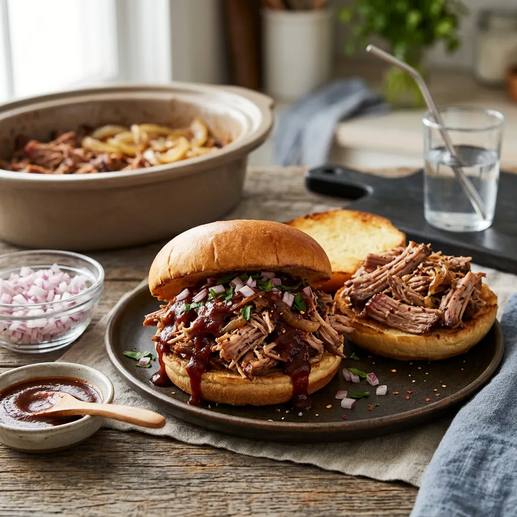 Slow Cooker Pulled Pork Barbecue Recipe