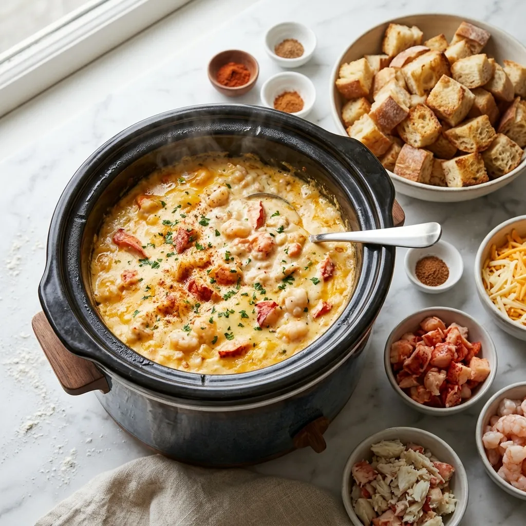 Slow Cooker Seafood Dip