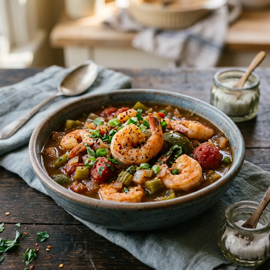 Slow Cooker Shrimp Creole