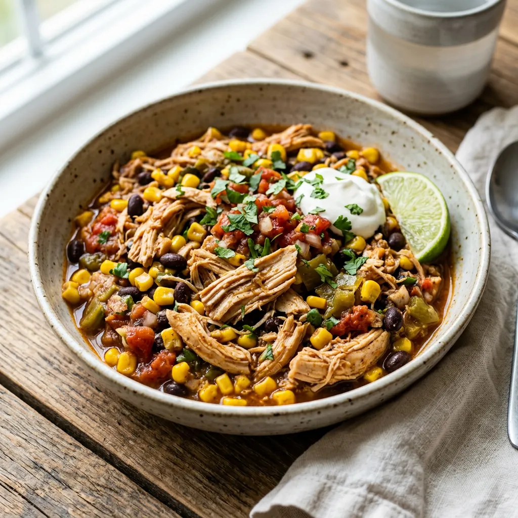 Slow Cooker Tex-Mex Chicken Thighs