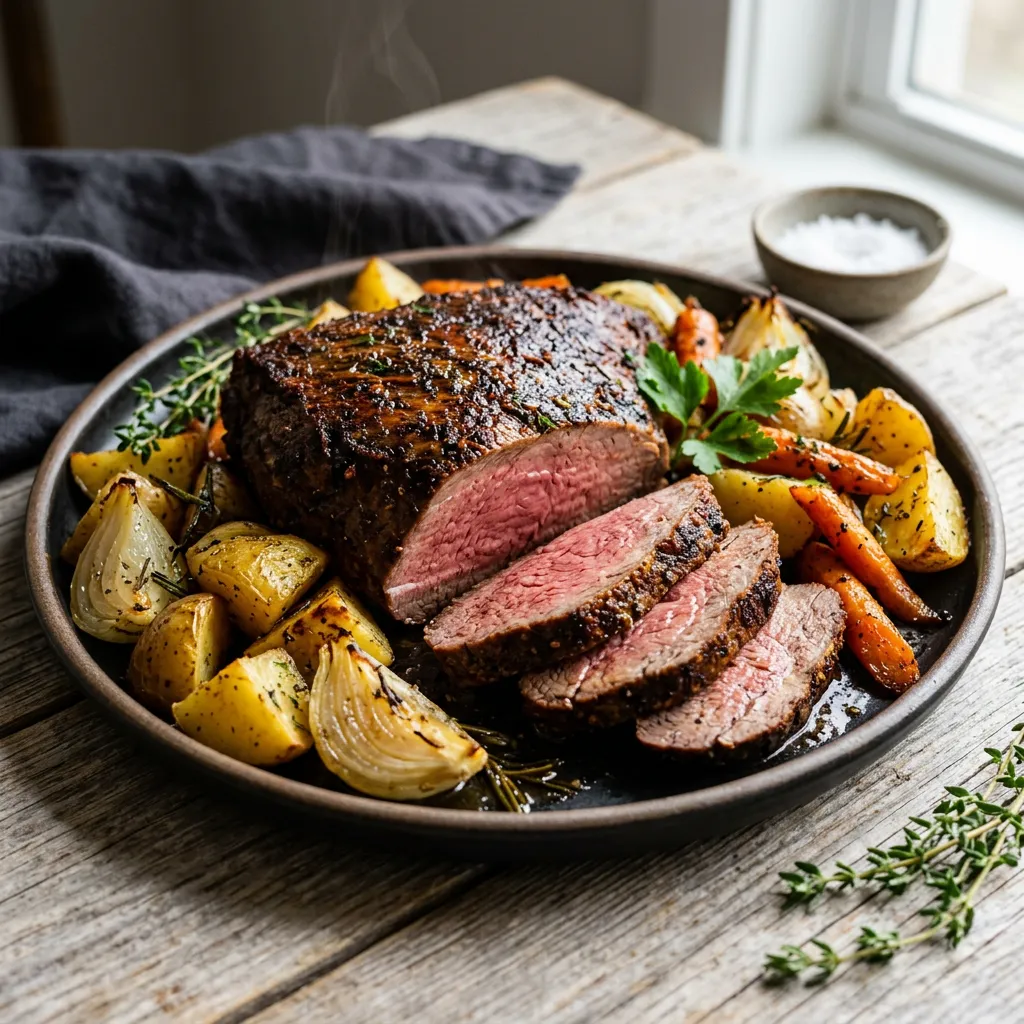 Slow Cooker Tri-Tip Roast With Vegetables