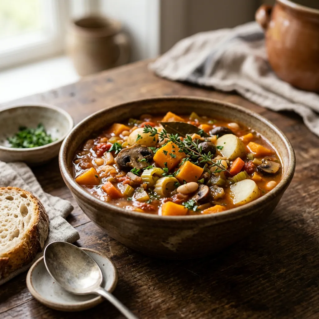 Slow Cooker Vegetable Stew