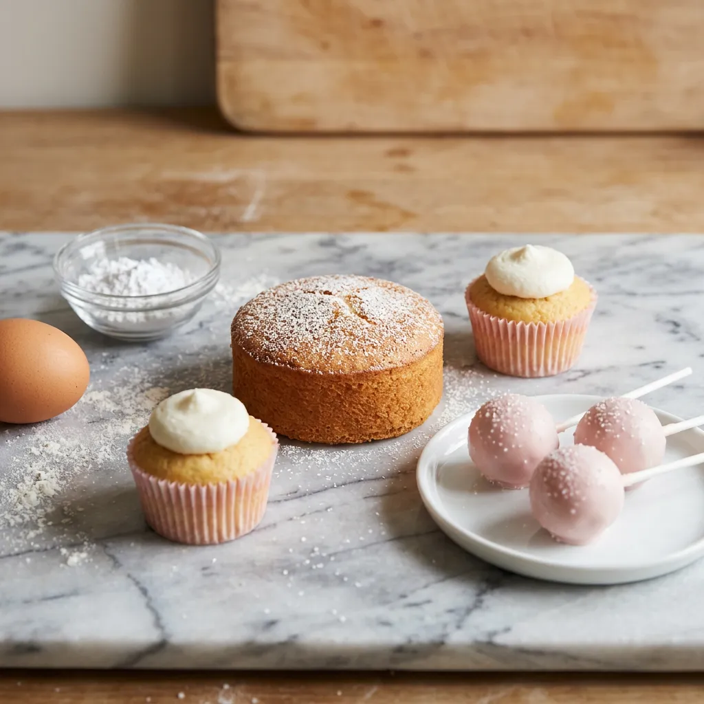 Small Cake From Half Cake Mix