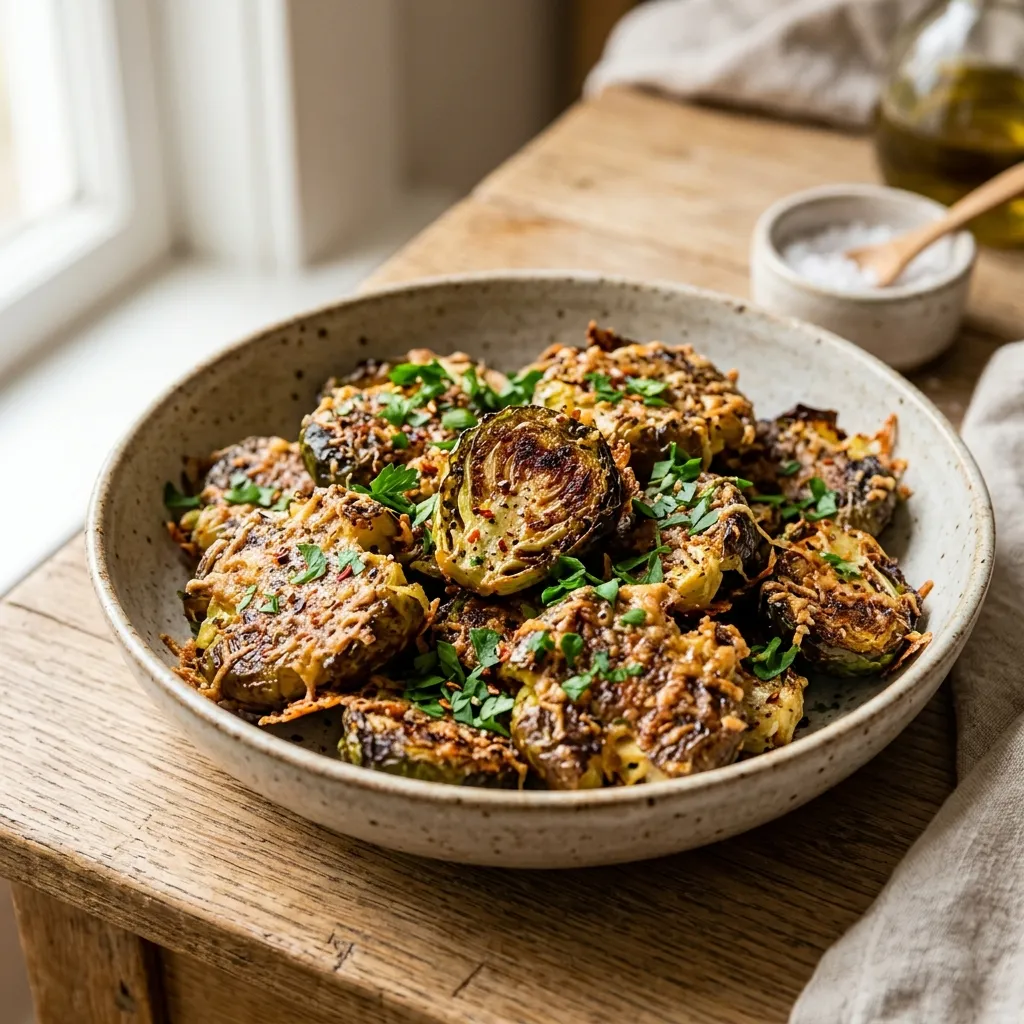 Smashed Brussels Sprouts Recipe