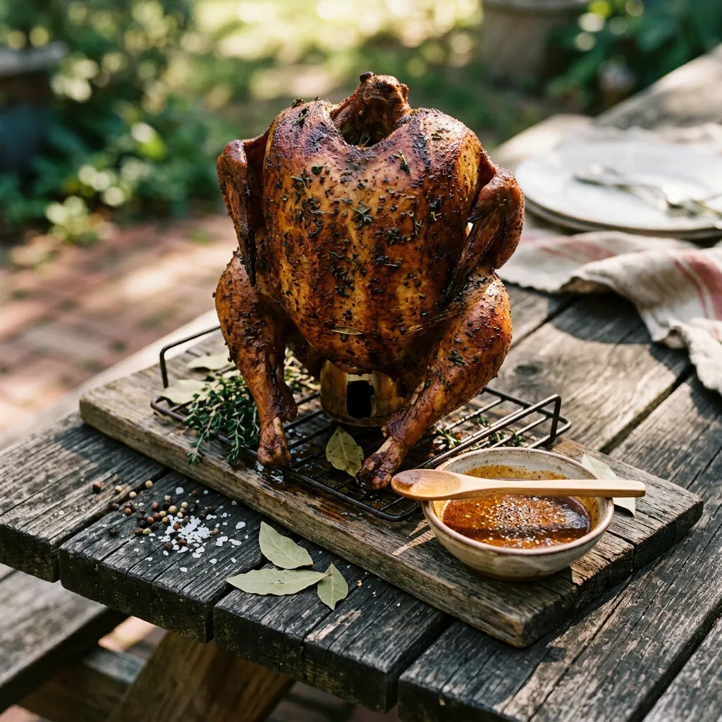 Smoked Beer Can Turkey
