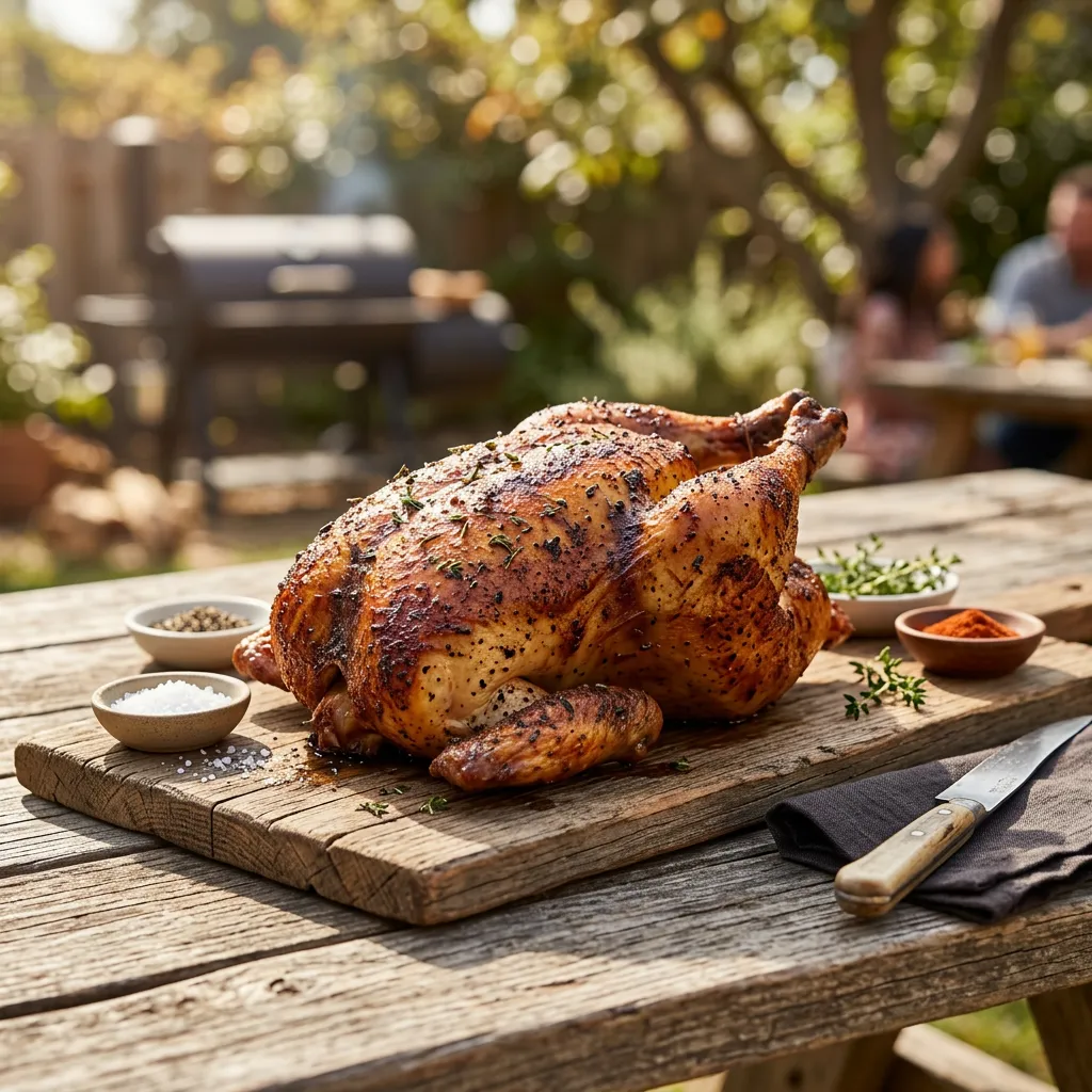 Smoked Whole Chicken