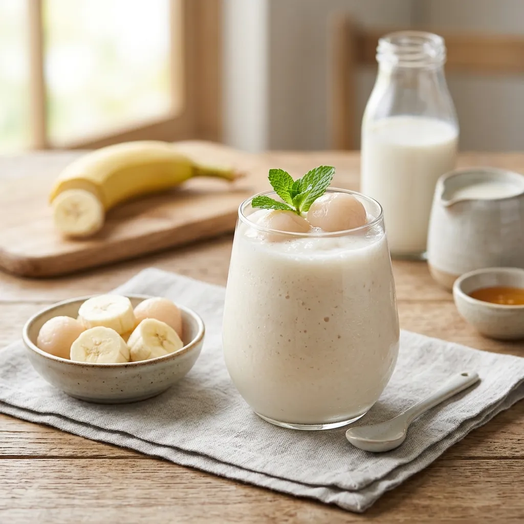 Smoothie With Lychee Fruit