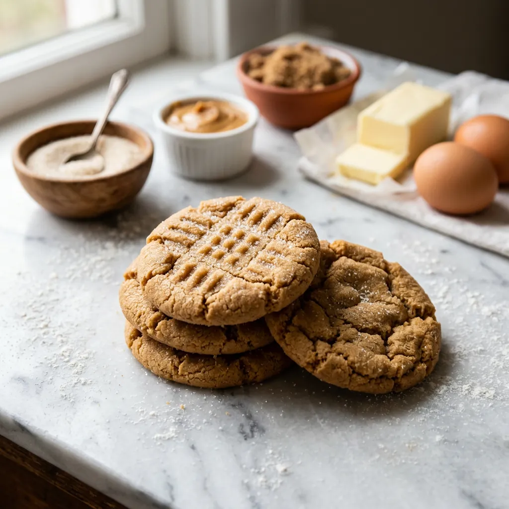 Soft and Chewy Peanut Butter Cookie Recipe
