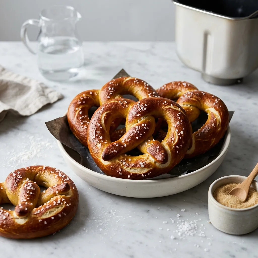 Soft Pretzels From the Bread Machine