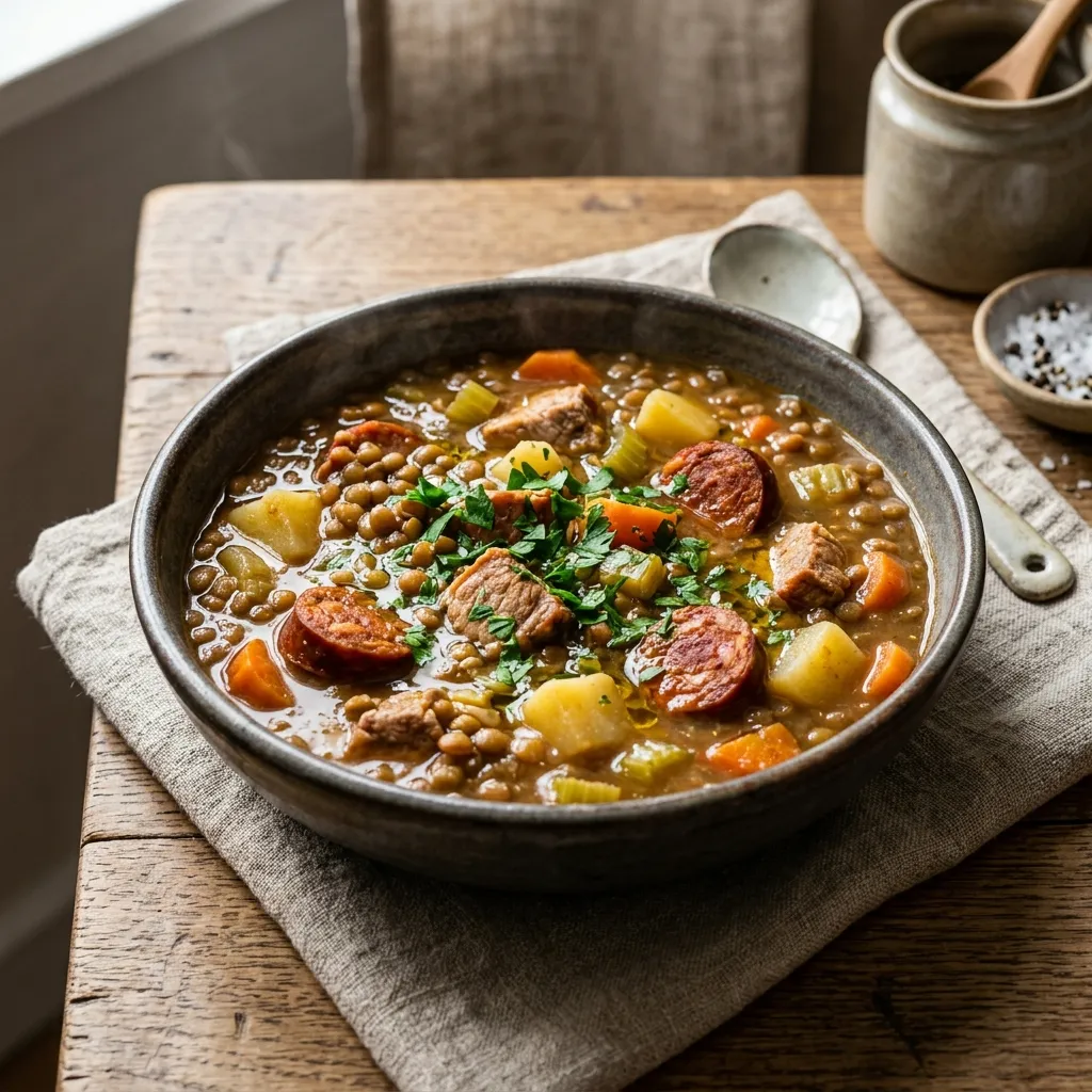 Sopa de Lentejas: Spanish Lentil Soup
