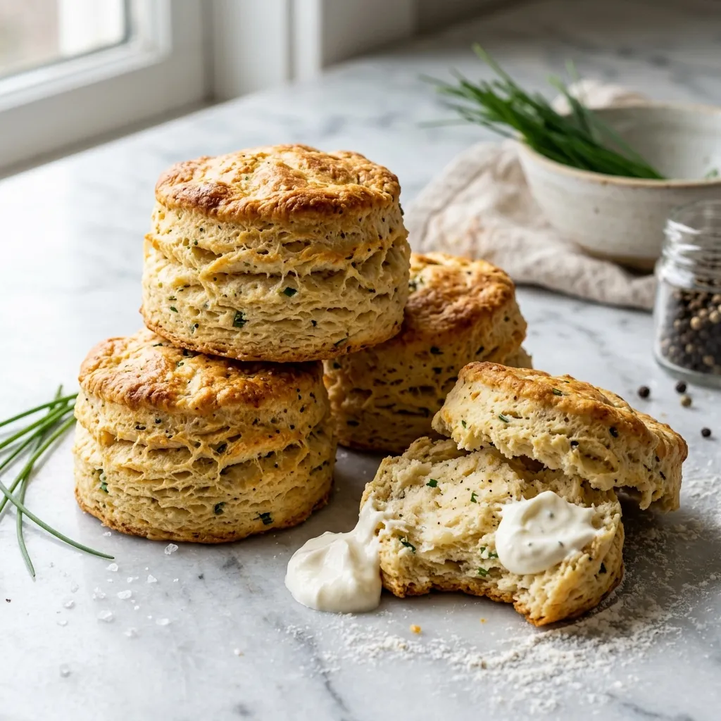 Sour Cream and Chive Biscuits