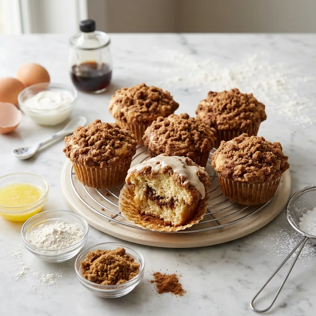 Sour Cream Coffee Cake Muffins