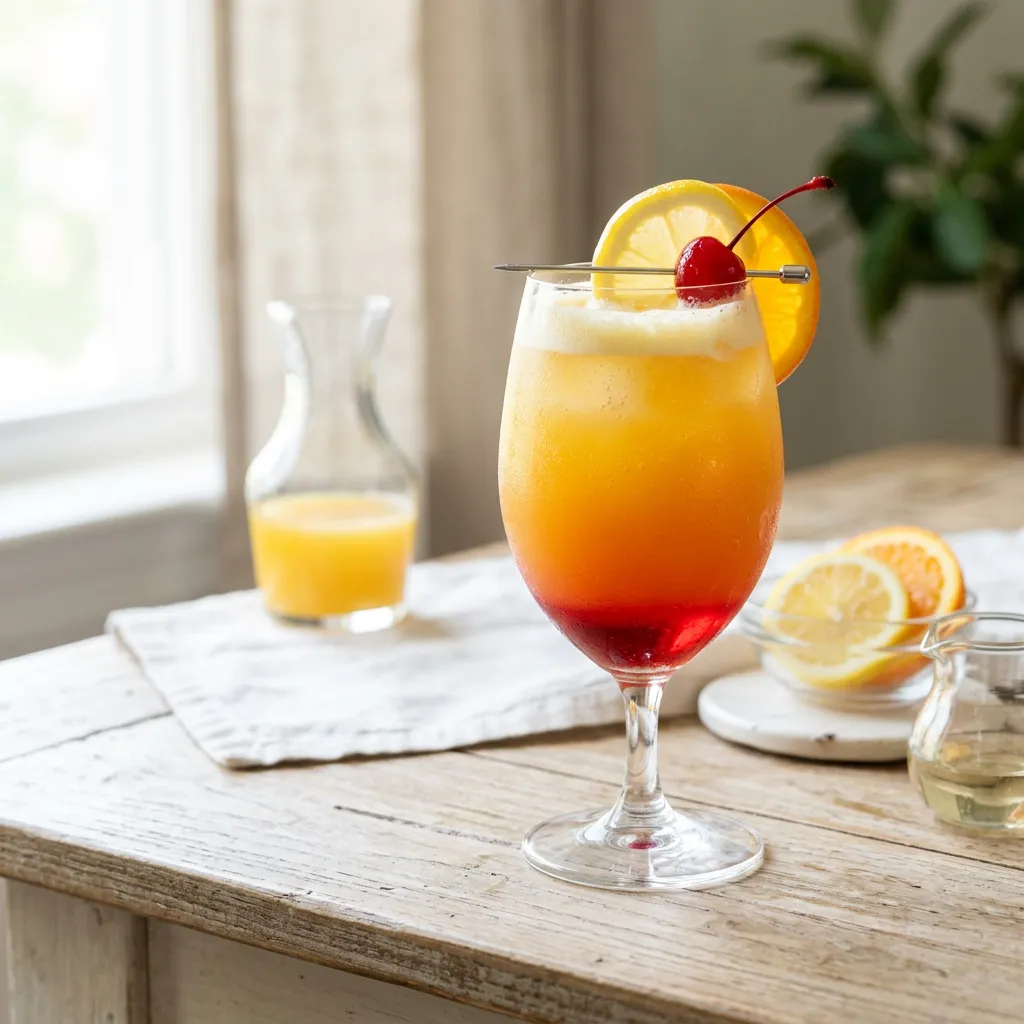 Sour Sunrise Cocktail