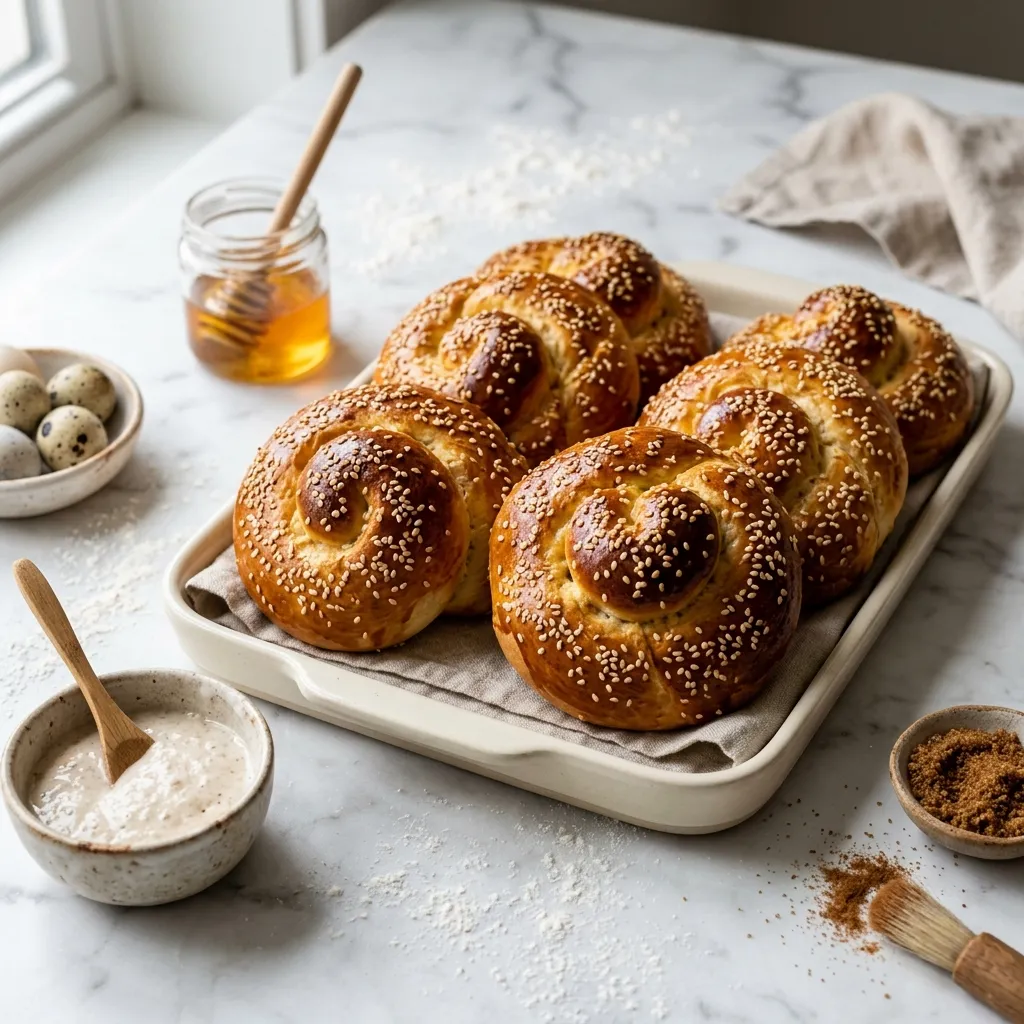 Sourdough Challah Snails