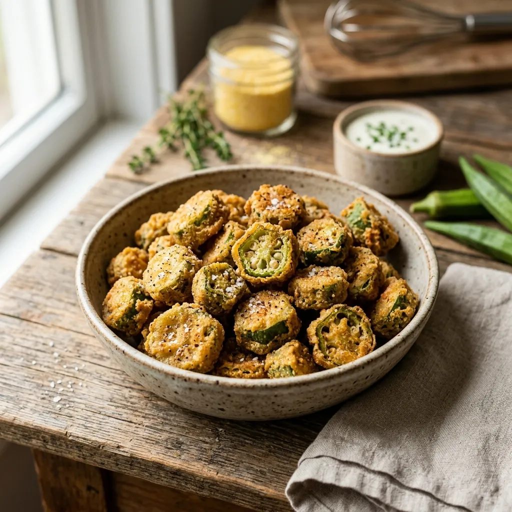 Southern Deep-Fried Okra