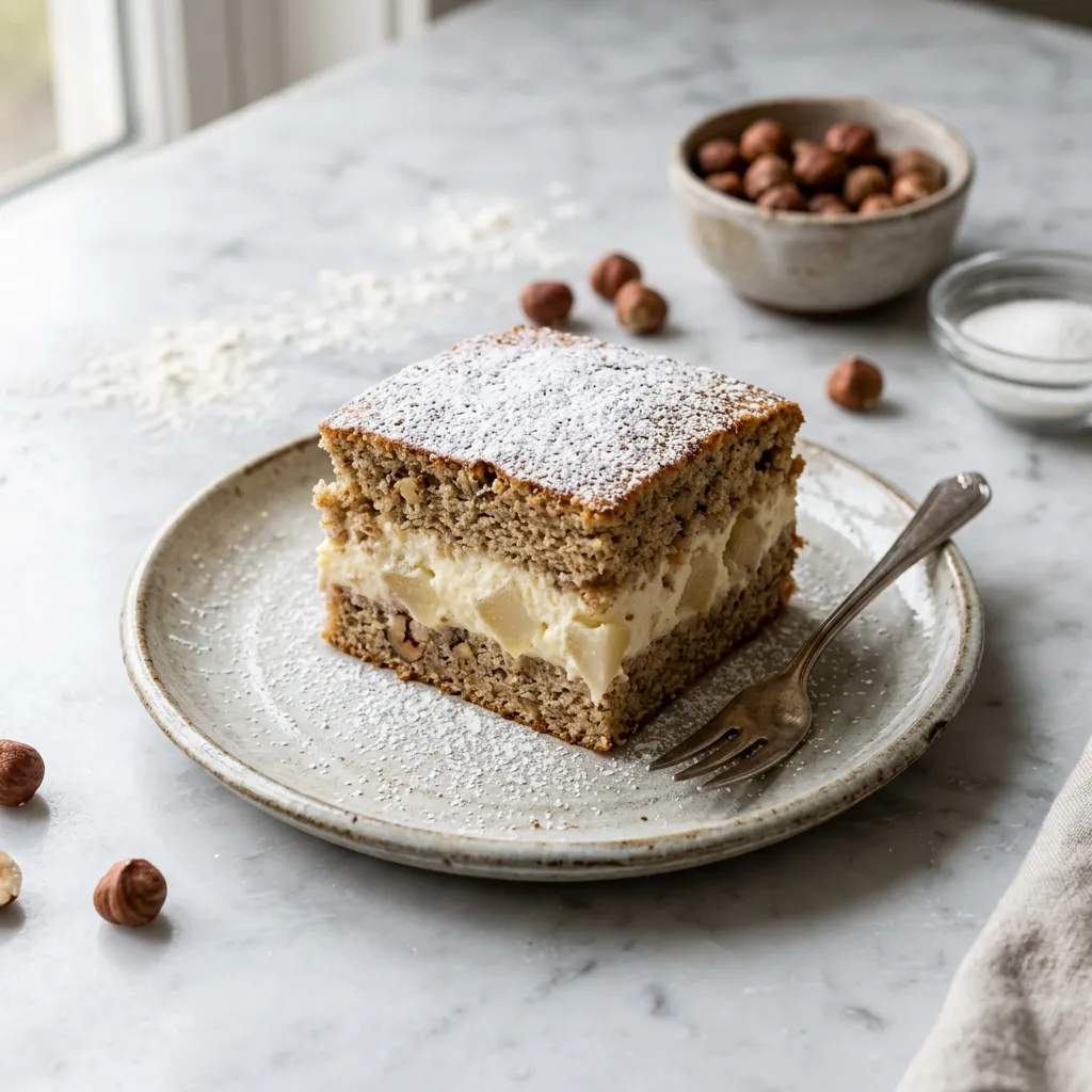 Southern Italian Ricotta and Pear Cake