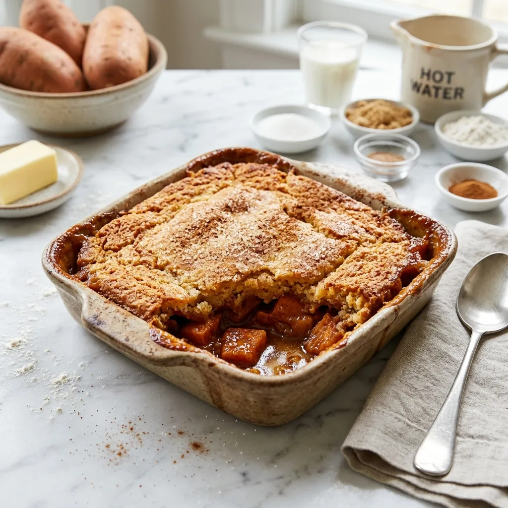 Southern Sweet Potato Cobbler