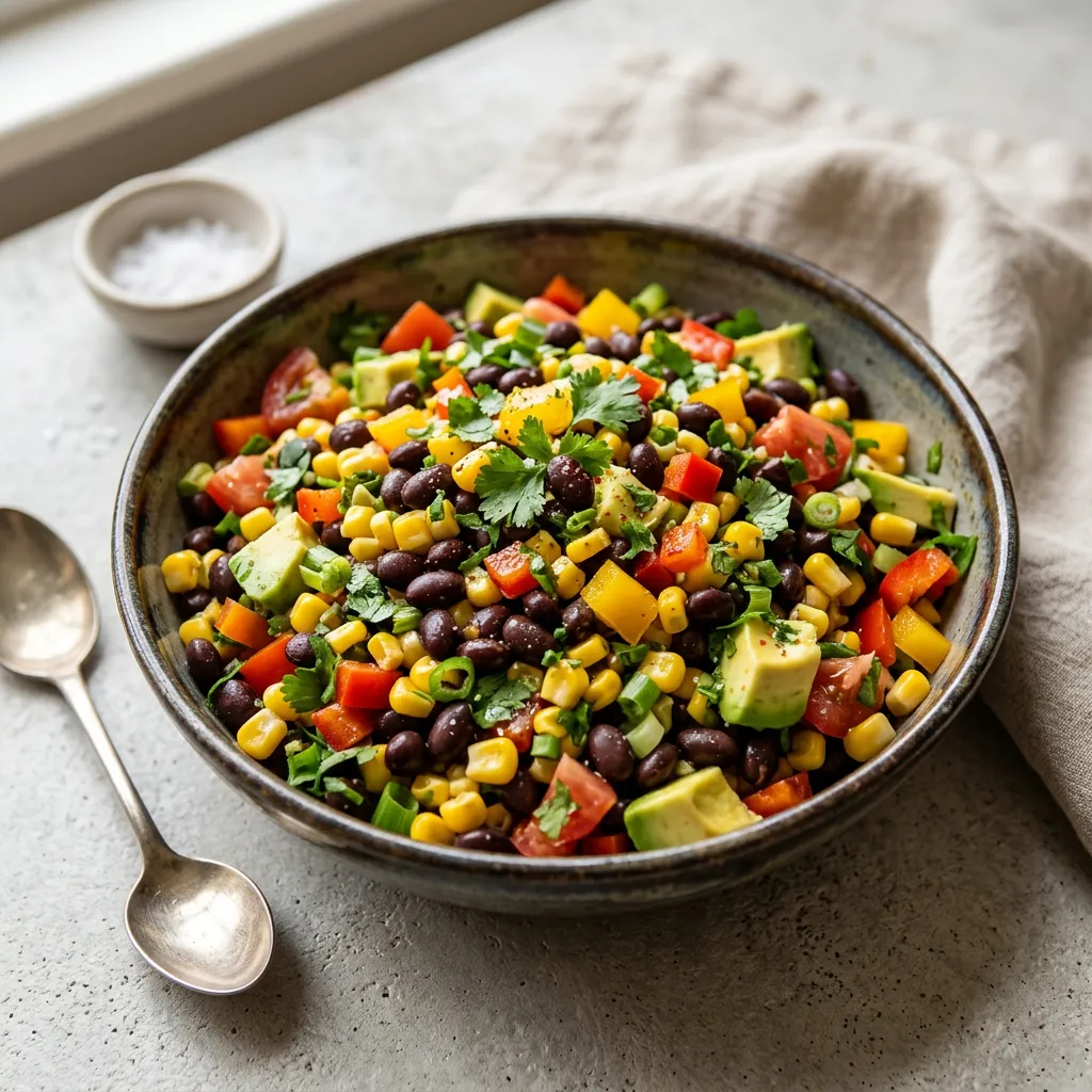 Southwest Black Bean and Corn Salad Recipe