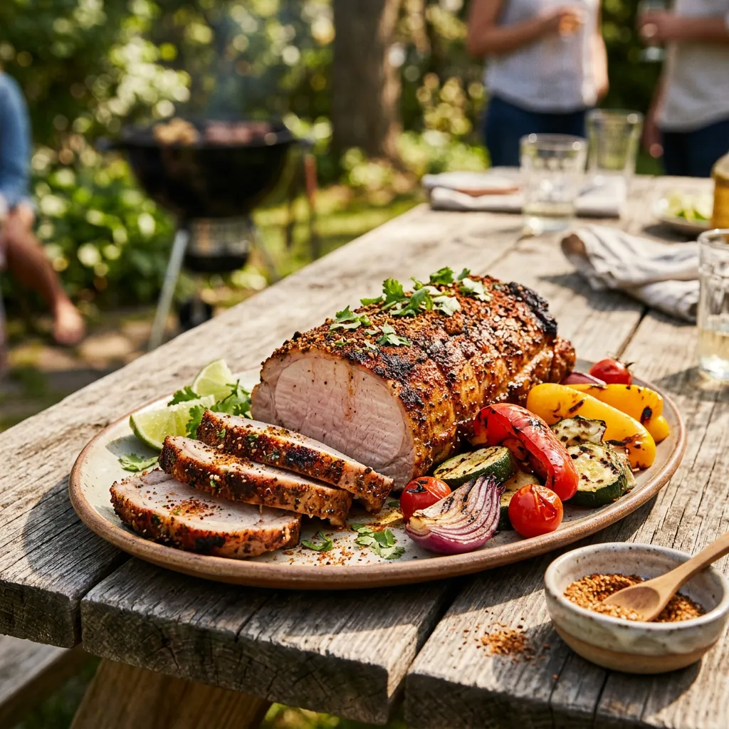 Southwestern-Style Rotisserie Pork Tenderloin Recipe