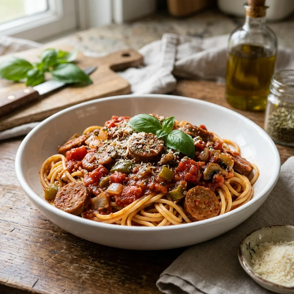 Spaghetti Sauce With Italian Sausage