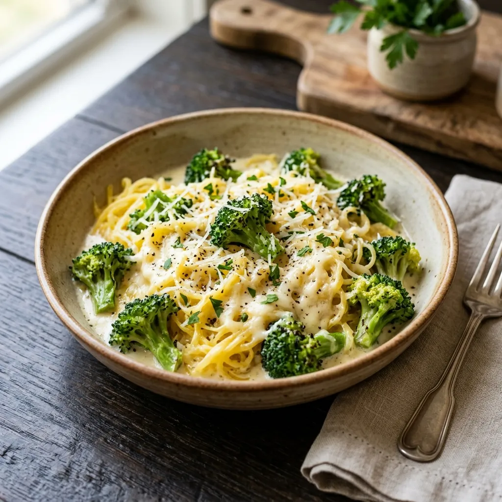Spaghetti Squash Alfredo