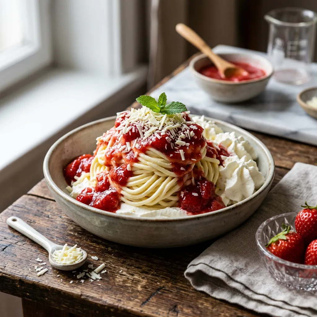Spaghettieis: A Novelty German Ice Cream Sundae