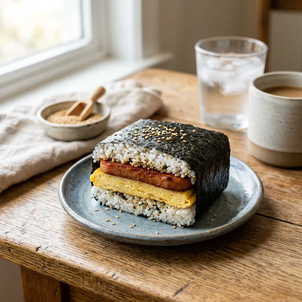 Spam and Egg Breakfast Onigirazu Recipe