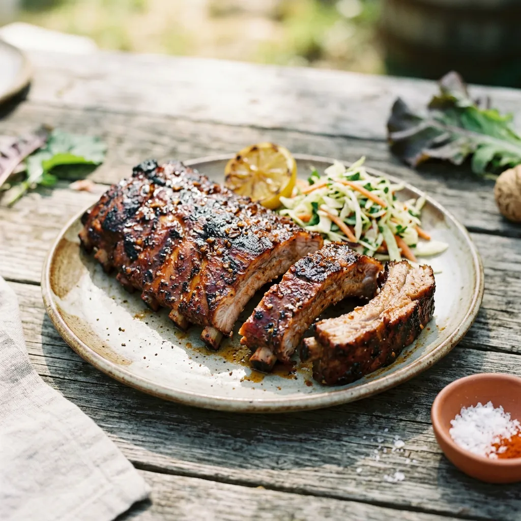 Spanish Barbecued Ribs: Costillas a la Parrilla