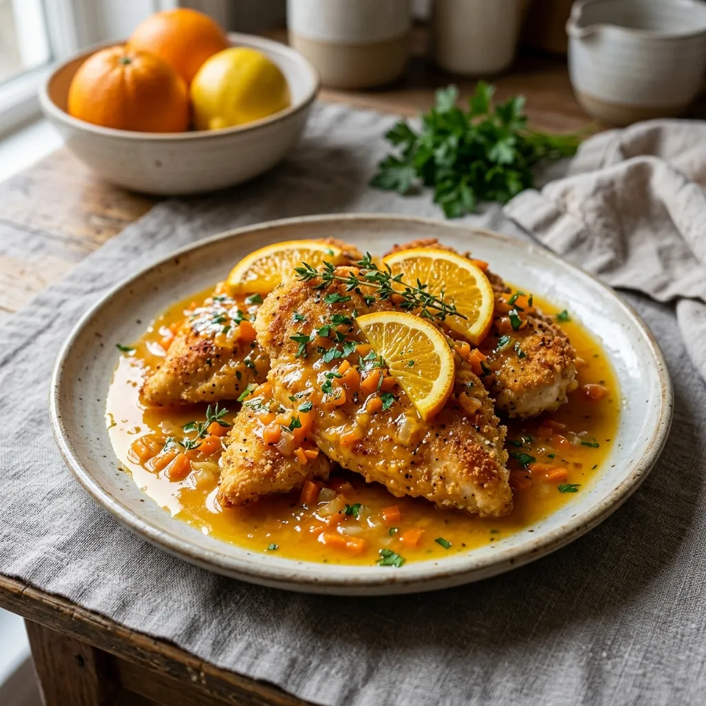 Spanish Chicken in Orange Sauce