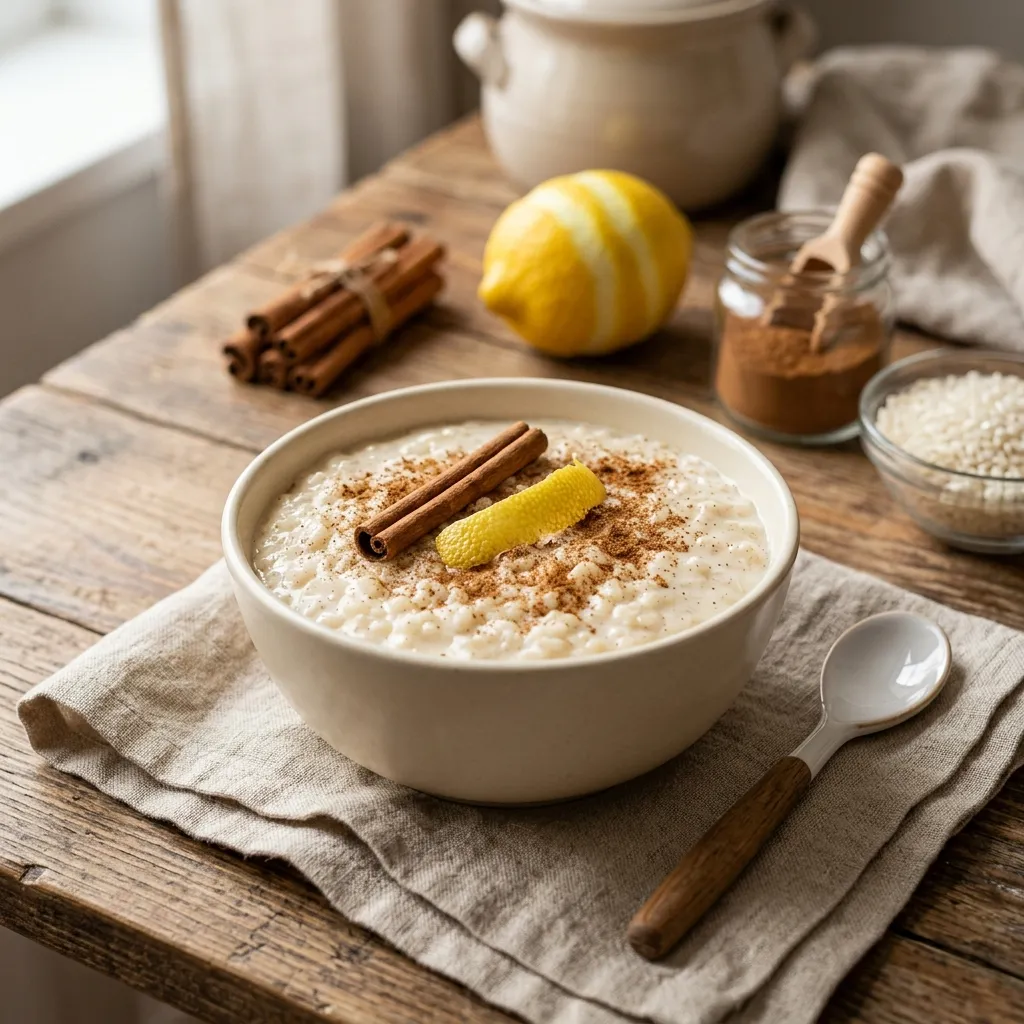 Spanish Rice Pudding (Arroz Con Leche)