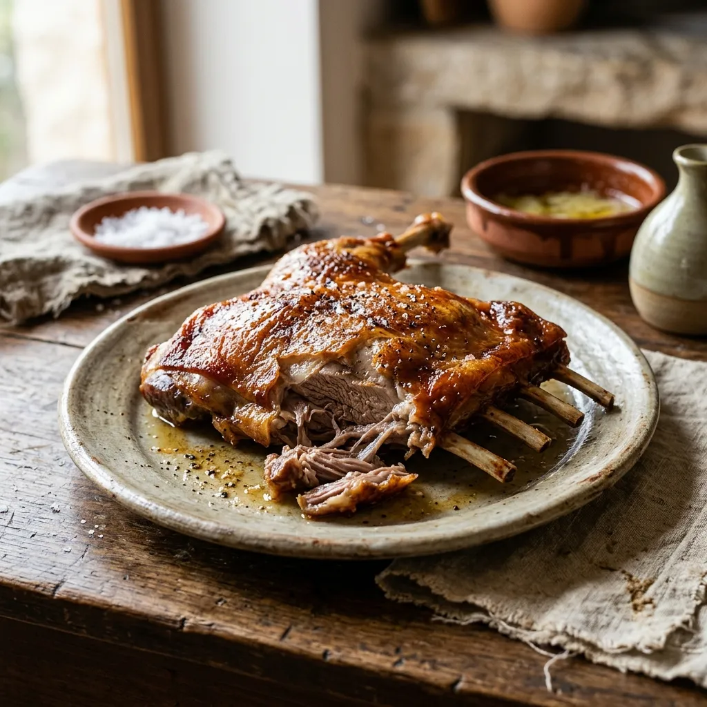 Spanish Roast Lamb (Cordero Asado or Lechazo)