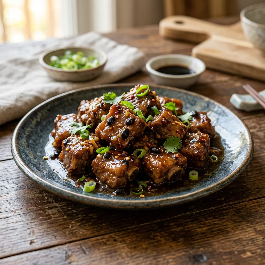 Spareribs With Black Bean Sauce