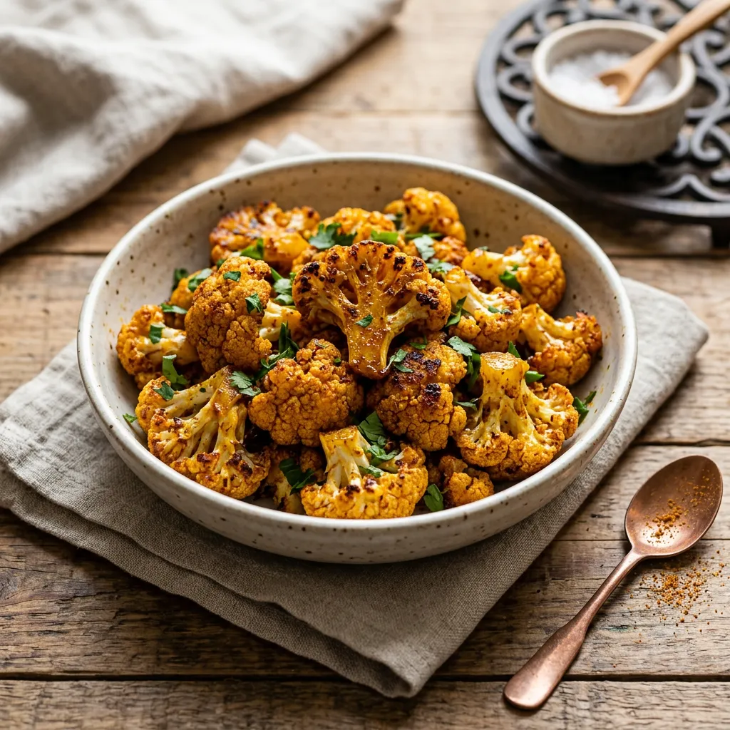Spice-Infused Roasted Cauliflower that Packs a Punch