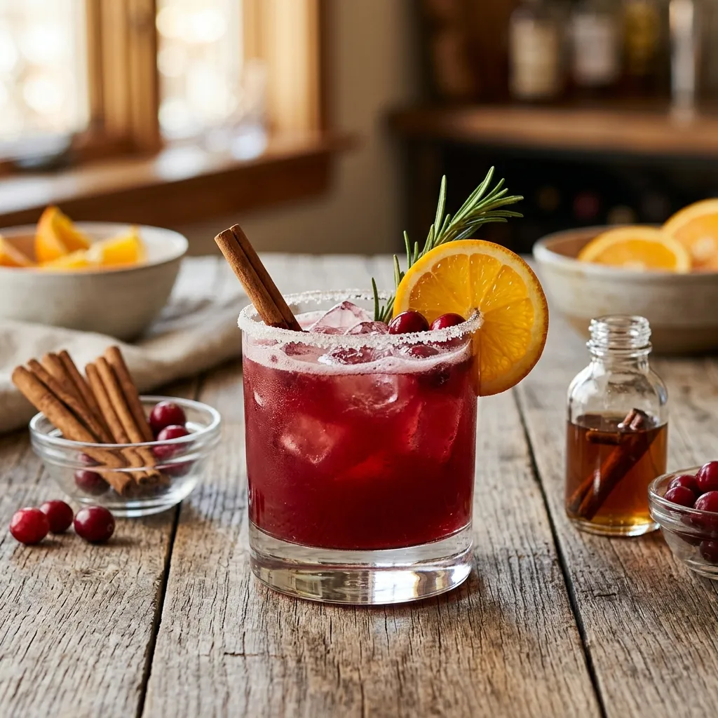 Spiced Cranberry Margarita