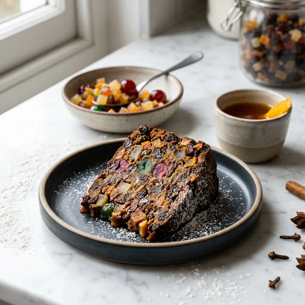 Spiced Fruitcake With Brandy Recipe